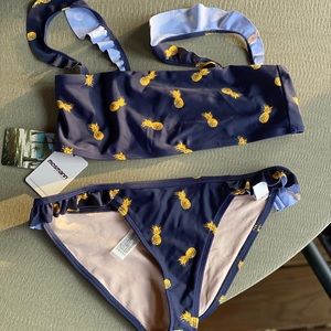 Mosmann Australia two piece pineapple swimsuit